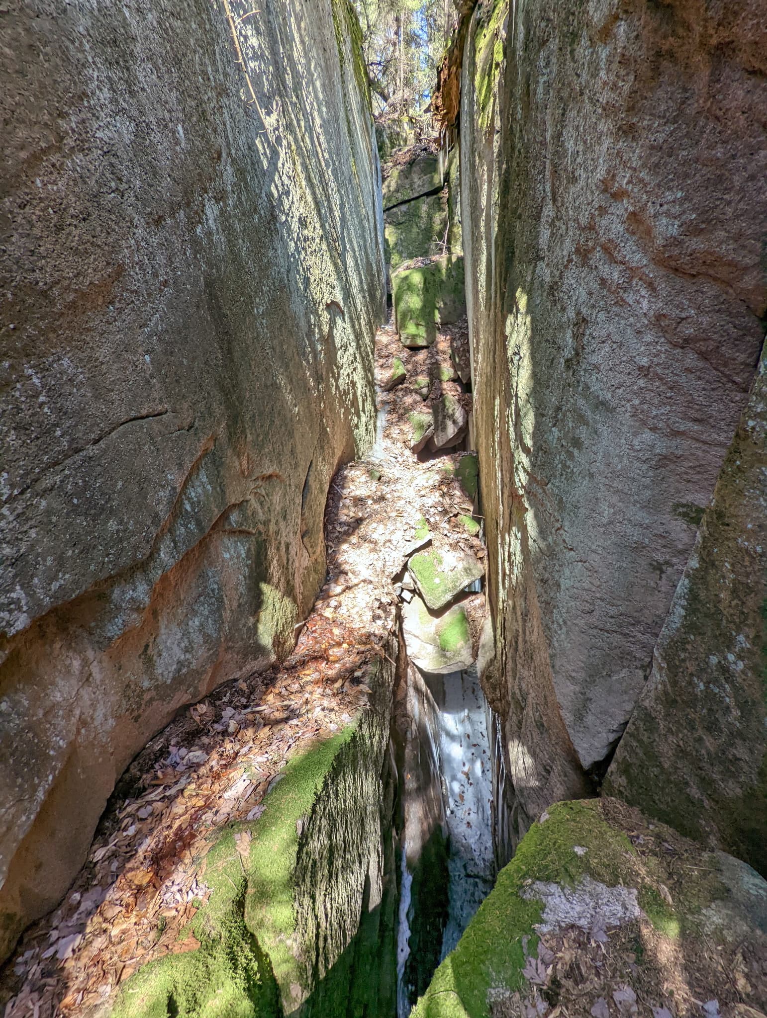Coming back down