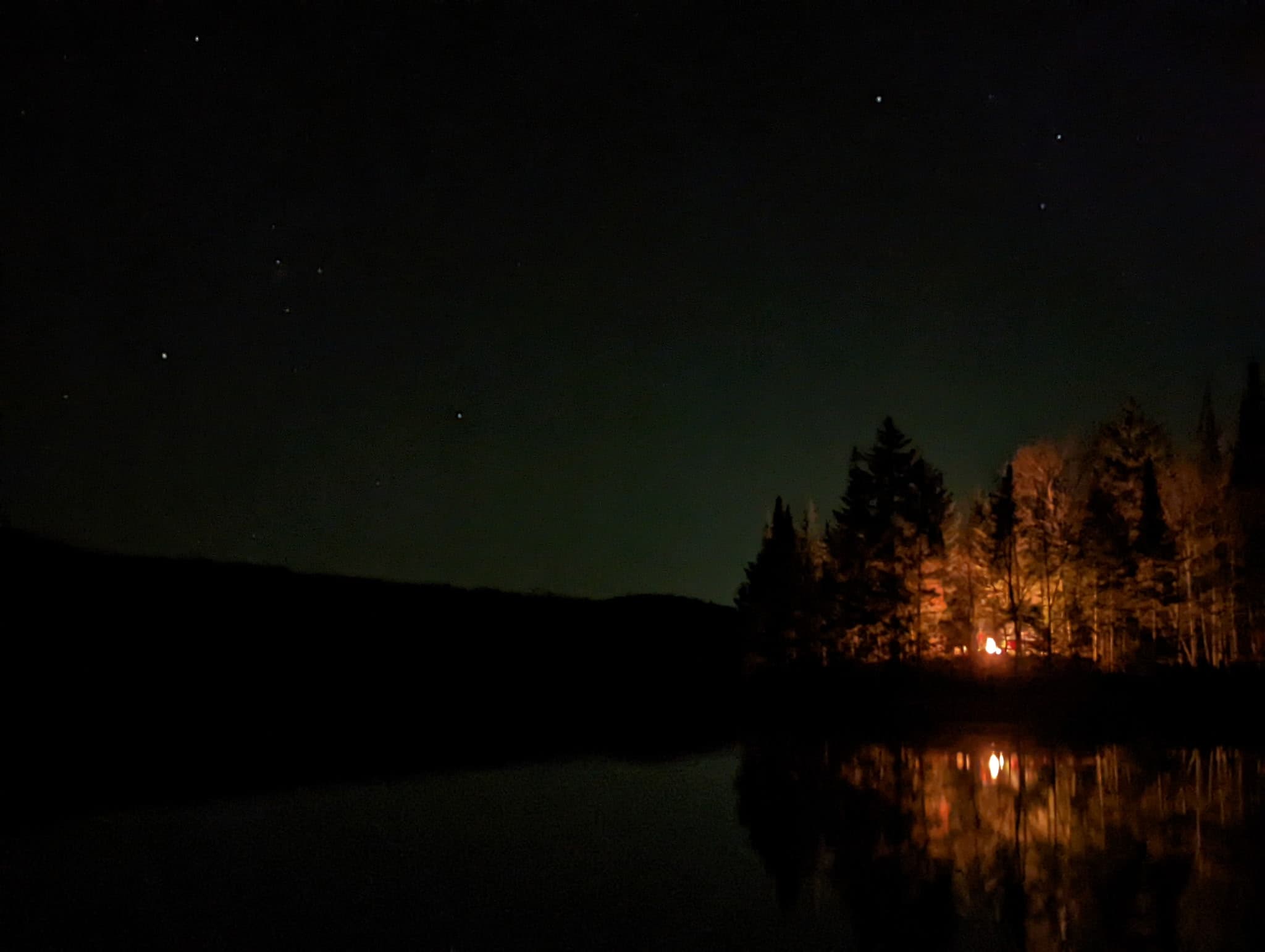 Stars over North Lake